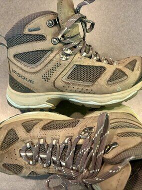 ~~Vasque Breeze 3.0 Mid Brown Womens 7.5M Trail Hiking Boots 7195      SMOKE/PET